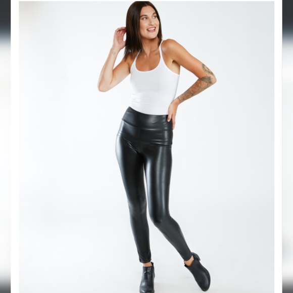 Kismet Harlyn Faux Leather Leggings XL - Picture 1 of 10